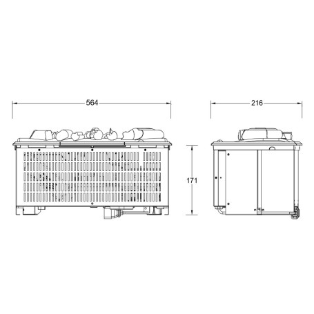 Электрокамин CASSETTE 600 NH (Dimplex)