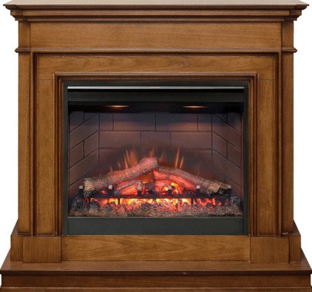 Каминокомплект Newport - Орех с очагом Symphony 26'' DF2608-INT