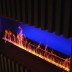 Электрокамин с очагом Schönes Feuer Очаг 3D FireLine 1500 Steel + Blue Effect Flame (PRO)