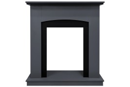 Каминокомплект Barcelona SFT (Разборный) - Серый графит с очагом Majestic FX Black