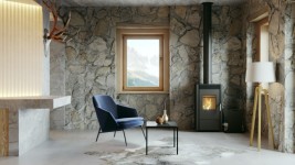 Печь DEFRO HOME VIVA 6кВт, белая сталь