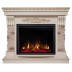Электрокамин RealFlame Marseilles WT белый дуб с золотой патиной с очагом Saphir 25,5