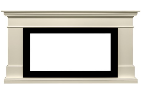 Каминокомплект California  - Слоновая кость (Высота 860) с очагом Vision 42 LED