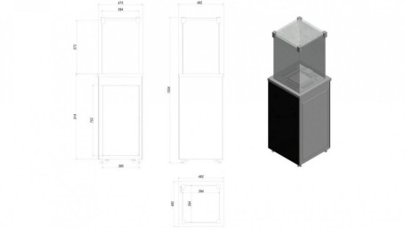 Нагреватель газовый PATIO/G31/37MBAR/B - белое стекло, пульт