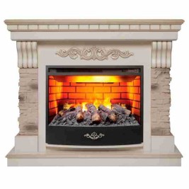 Электрокамин RealFlame Marseilles WT с очагом 3D Firestar 25,5