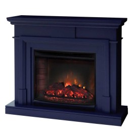 Электрокамин RealFlame Marco 25,5/26 NB индиго с очагом Evrika 25,5 LED