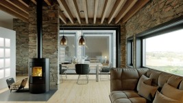 Печь DEFRO HOME CERES 6кВт, красная сталь