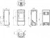 Печь DEFRO HOME CERES 6кВт, коричневая сталь