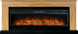 Каминокомплект Bergen 60 (Разборный) - Дуб галифакс с очагом Vision 60 LOG LED