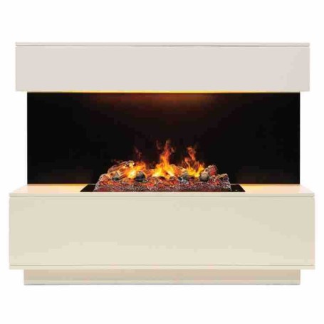 Электрокамин RealFlame Modern CST630 WT белый дуб с очагом 3D Cassette 630