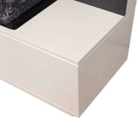 Электрокамин RealFlame Modern CST630 WT белый дуб с очагом 3D Cassette 630