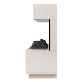 Электрокамин RealFlame Modern CST630 WT белый дуб с очагом 3D Cassette 630