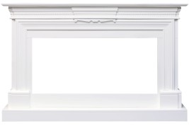 Каминокомплект Chelsea - Белый (Ширина 1350 мм) с очагом Vision 42 LED