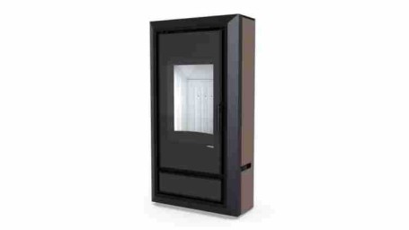 Печь DEFRO HOME IGNIS, 9кВт, коричневая сталь