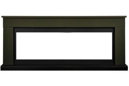 Каминокомплект Bergen 60 SFT (Разборный) - Темная олива с очагом Vision 60 LED