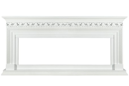 Каминокомплект Valletta 60 - Белый с очагом Vision 60 LOG LED