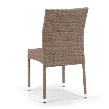Плетеный стул из искусственного ротанга Y380B-W56 Light brown