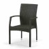 Плетеный стул из искусственного ротанга Y379A-W53 Brown