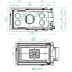 Каминная топка ECOMONOBLOCCO WT 60 3D N16 (Palazzetti)