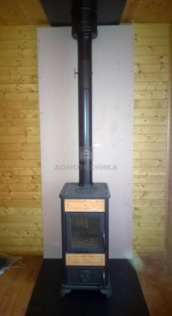 Труба L1000 D130, чёрный (EdilKamin)