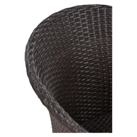 Плетеное кресло из искусственного ротанга Y137C-W53 Brown