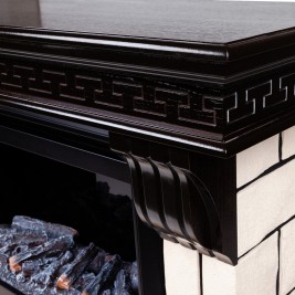 Электрокамин RealFlame Stone 26 AO античный дуб с очагом 3D Helios 26 SBG