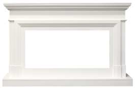 Каминокомплект Coventry - Белый (Ширина 1400 мм) с очагом Vision 42 LED