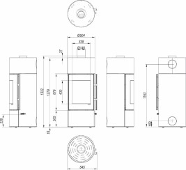Печь DEFRO HOME ORION, 6,7 кВт