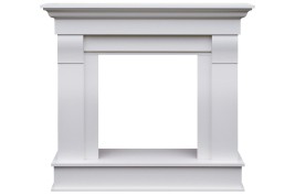 Портал Royal Flame Monaco (Разборный, угловой) - Бьянко белый