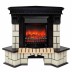 Электрокамин RealFlame Stone Corner STD AO античный дуб с очагом Fobos Lux Black RC