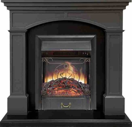 Каминокомплект Langford - Серый графит с очагом Majestic FX Black