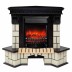Электрокамин RealFlame Stone Corner STD AO античный дуб с очагом Fobos Lux Black