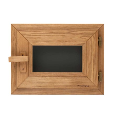 Окно Woodson PRO 30х40 см, стекло серое, дуб