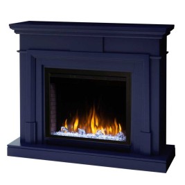 Электрокамин RealFlame Marco 25,5/26 NB индиго с очагом Saphir 25,5