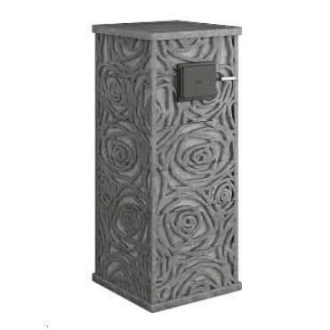 Стена из слэба талькомагнезита Talc Stone wall 71 с гравировкой