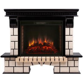 Электрокамин RealFlame Stone 26 AO античный дуб с очагом Epsilon 26 S IR