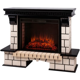 Электрокамин RealFlame Stone 26 AO античный дуб с очагом Epsilon 26 S IR