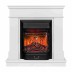 Электрокамин RealFlame Selena STD WT молочный с очагом Majestic Lux Black RC