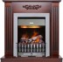 Каминокомплект Lumsden - Махагон коричневый антик с очагом Danville Chrome FB2