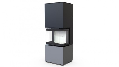 Печь DEFRO HOME INTRA XSM C VER COMPACT 1, 8 кВт, серая сталь