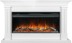 Каминокомплект Lyon 42 SFT (Разборный)  - Белый с очагом Vision 42 LOG LED
