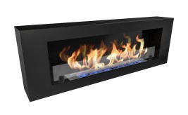 Биокамин Constant 1200 черный со стемалитом (ZeFire)