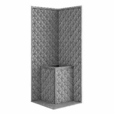 Стена из слэба талькомагнезита Talc Stone wall 70 с гравировкой