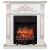 Электрокамин RealFlame Anita WT дуб белый с золотой патиной с очагом Fobos Lux Black RC
