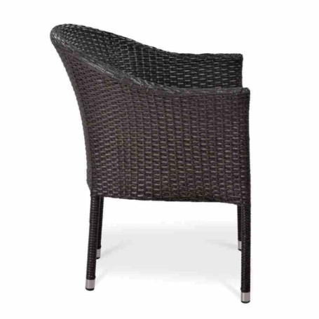 Плетеное кресло из искусственного ротанга Y350G-W53 Brown
