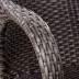 Плетеное кресло из искусственного ротанга Y90C-W2390 Brown