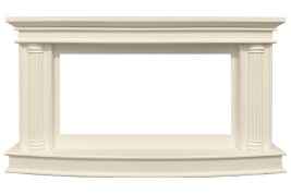 Каминокомплект Rome - Слоновая кость с очагом Vision 42 LOG LED