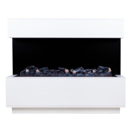 Электрокамин RealFlame Modern CST1000 WT белый с очагом 3D Cassette 1000