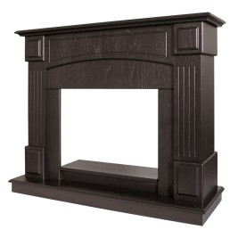 Портал каминный из МДФ RealFlame Carolina 25,5 DN темный орех
