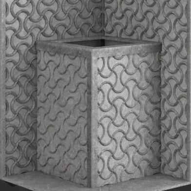 Стена из слэба талькомагнезита Talc Stone wall 65 с гравировкой